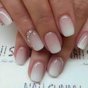 French False Nails Chic Nude White Short Square Tips Glue