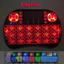 7-in-1 Backlit Air Mouse Remote and Keyboard: Ultimate Convenience  ourlum.com English AAA version 