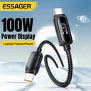 Essager USB Type C To USB C Cable 100W 5A PD Fast Charging 3M