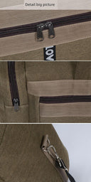 Satchel Outdoor Retro Single-Shoulder Canvas Bag for Workers