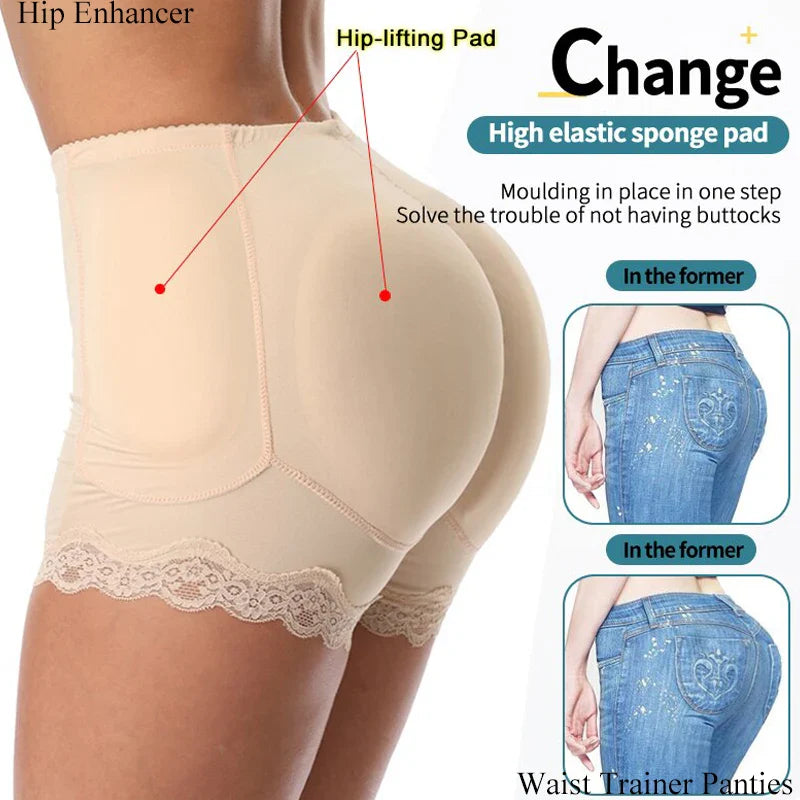 Curvy Shaping Control Panties with Padded Hip Enhancers for Ultimate Comfort