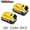 High-Capacity 18V Lithium Battery for DeWalt DCB184 DCB200