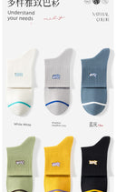 Trendy Antibacterial Cotton Socks for Men Breathable