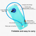 2L Portable Hydration Water Bag With Drinking Tube For Cycling