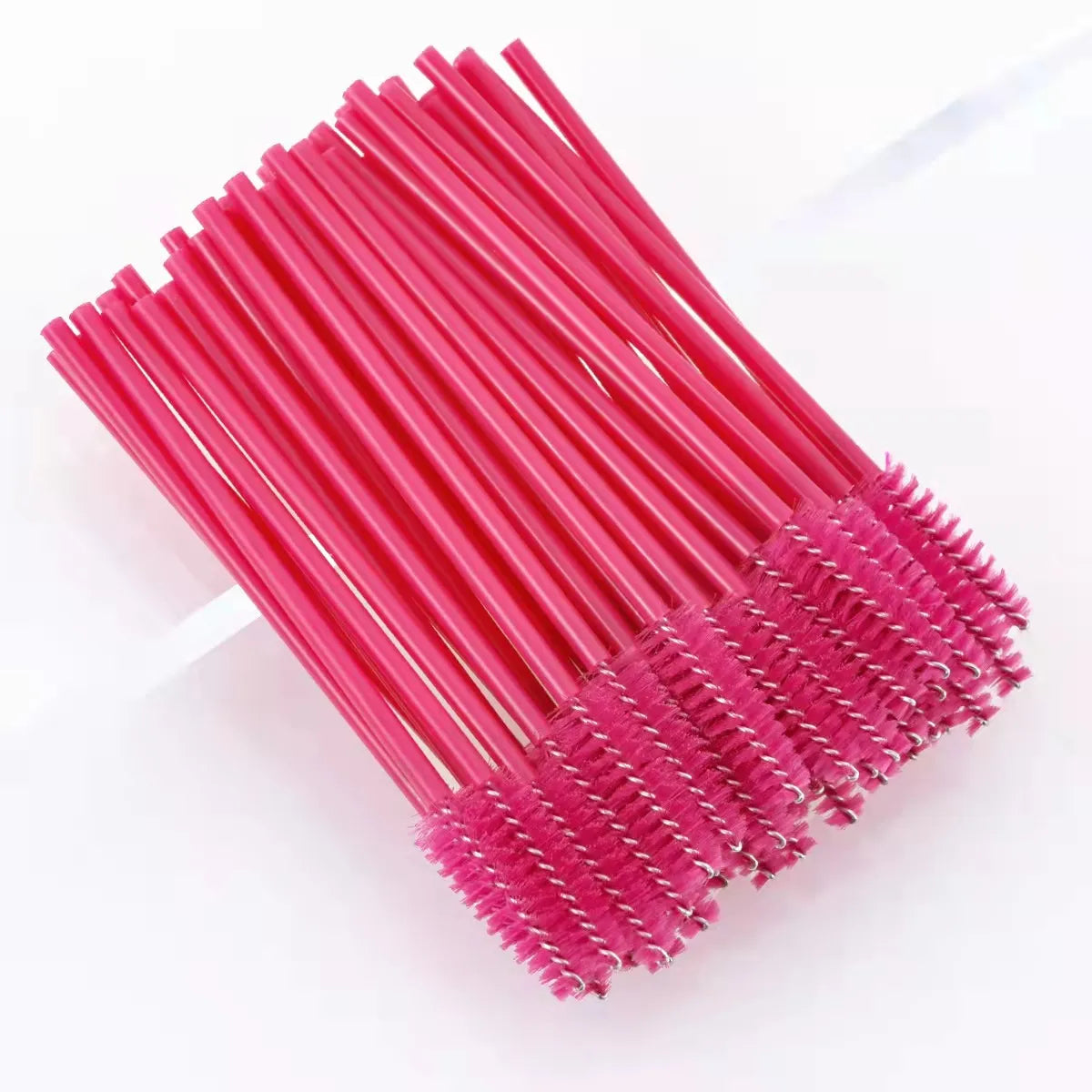 50/5Pcs Disposable Eyelash Brush Eyelashes Extension Eyebrow Brush Mascara Wands Applicator Spoolers Eye Lashes Cosmetic Makeup  ourlum.com   