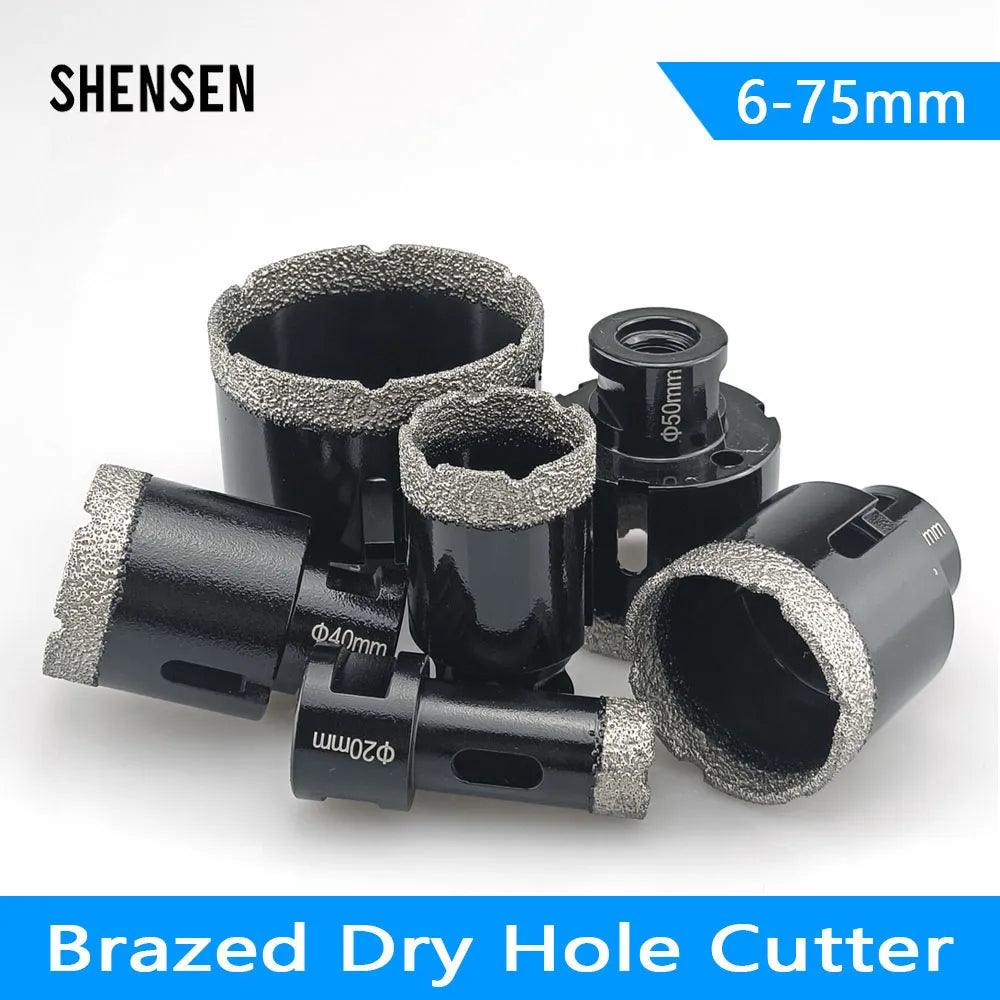 Diamond Vacuum Brazed Drilling Core Bits Set - Precision Drill Tools  ourlum.com   