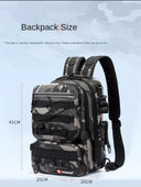 Camouflage Lure Fishing Bags Multi-functional Backpack Large Capacity