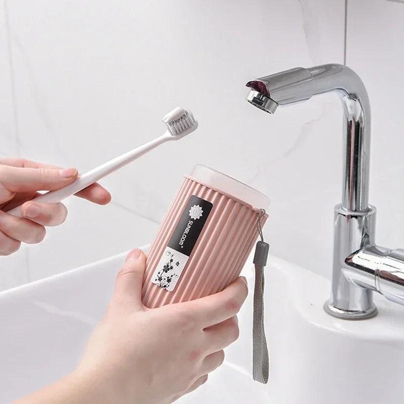 Portable Toothpaste Toothbrush Protect Holder Case Travel Camping Storage Box  ourlum.com   