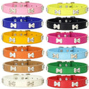 Bone Leather Dog Collars for Small Large Dogs: Stylish, Durable, Customizable  ourlum.com   