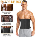 Qtree Mens Abdomen Reducer Fitness Sweat Trimmer Belt