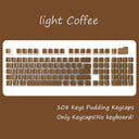 Enhanced Gaming Pudding Keycaps Dual-Color Backlit Set