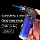 Plastic 1 Jet Cigar Lighter Butane Torch 1300C Random Color