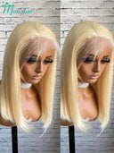 613 Blonde Bob Lace Front Wig - Human Hair Brazilian Wigs