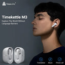 TimeKettle M3 Language Translator Headset for Travel Earbuds