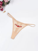 Sultry Mesh Thong Lingerie Femme Fatale Seduction Wear