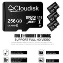 High-Speed 256GB Cloudisk Micro SD Card for Phones Tablets