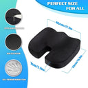 Ultimate Gel Memory Foam Coccyx Seat Cushion for Relief