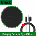 30W Wireless Charger Pad Stand for iPhone Samsung Xiaomi