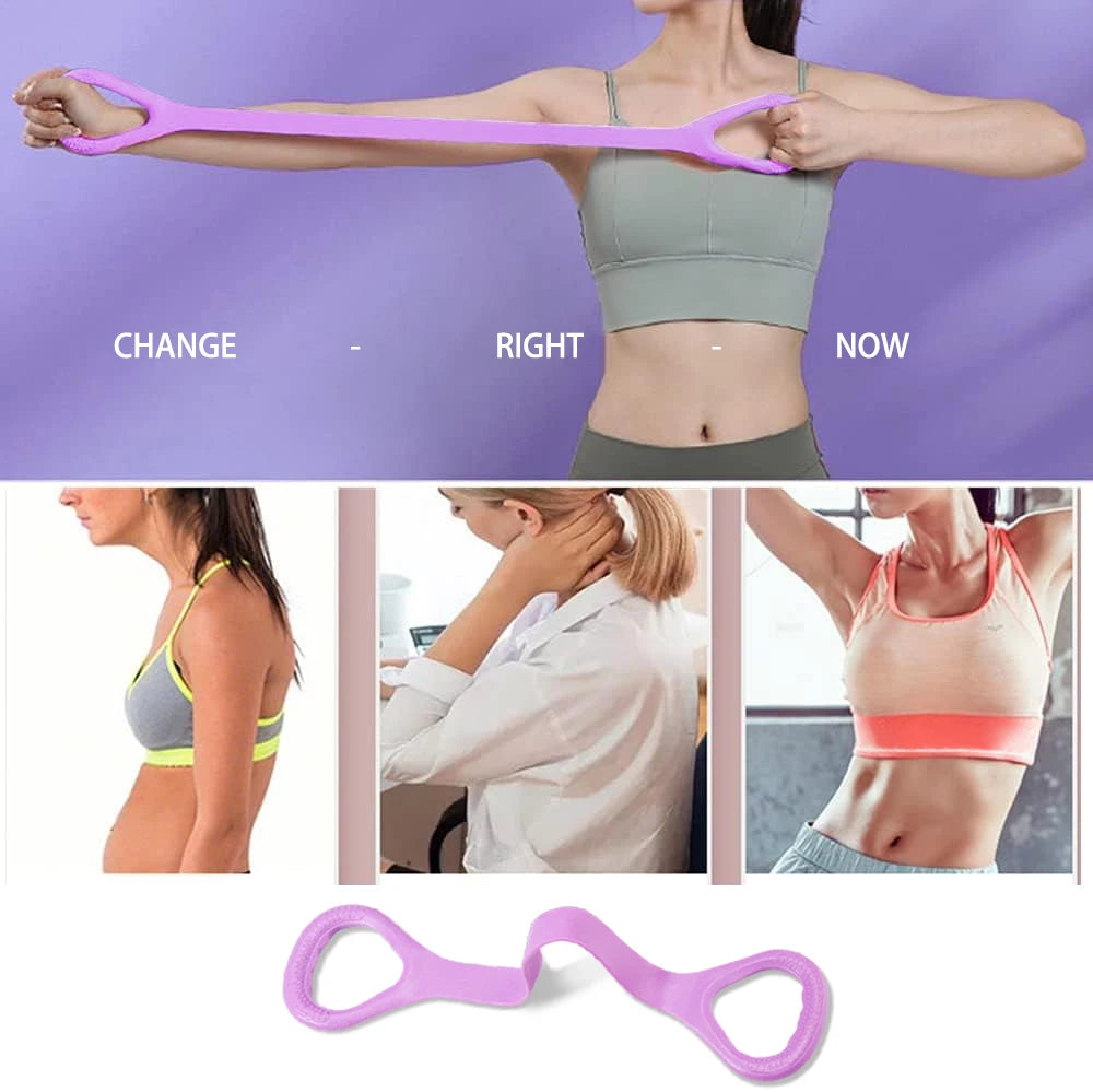 8-Piece Resistance Band Set for Strength Training and More