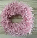 Christmas Rattan Garland for Festive Home Decoration & DIY Ornaments  ourlum.com Pink 1pc 