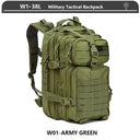 Tactical Backpack 3 Day Assault Pack Molle 38/45L Waterproof