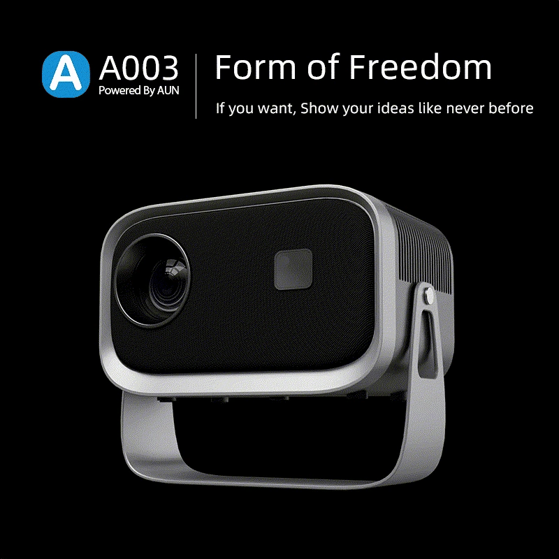 Portable MINI Projector A003 Home Theater Cinema Beamer Smart TV WIFI Sync Android Phone LED Projectors for FUll HD 4k Movie