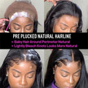 Natural Volume Brazilian Body Wave Lace Front Human Hair Wig