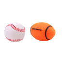 Squeaky Rubber Dog Ball Toy for Small Dogs Interactive Chew