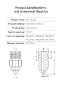 Creality Nozzle Set: Precision Extruder Nozzles for Better Prints  ourlum.com   