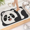 Cute Diatom Cartoon Bathroom Mat Super Absorbent Non-Slip