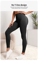 High Waist Seamless Push-Up Leggings for Women - Fitness and Yoga Wear