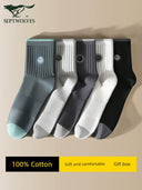 Ultimate Comfort Cotton Socks for Men - Sweat-Absorbing & Durable