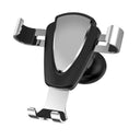 Car Vent Clip Mount: Secure Hands-Free iPhone Holder  ourlum.com Metal Silver  