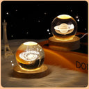 USB LED night light, Galaxy Crystal Ball lamp, 3D planet moon lamp, home decoration  ourlum.com   