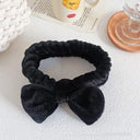 Cute Plush Wristband Hair Tie Makeup Mask Moisture Proof Sleeve