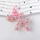 Balloon Dog Acrylic Keychain Set - Fun Accessories for Women & Couples  ourlum.com Jelly pink  