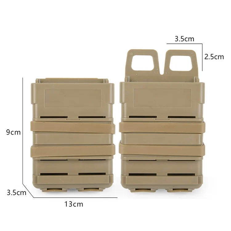 M4 Molle Clip FastMag Hunting Vest Pouch Airsoft AR 5.56 Magazine Holder Hunting Fast Mag Holster Waist Bag