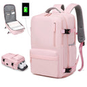 Waterproof Unisex Laptop Backpack With Shoe Compartment