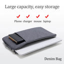 Macbook Air Laptop Bag: Stylish Denim Case for 13-inch Laptops  ourlum.com   