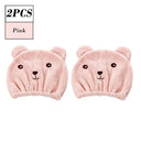 Lovely Bear Microfiber Hair Drying Cap Quick Dry Accessory