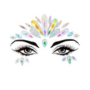 3D Sexy Face Tattoo Stickers Temporary Tattoos Glitter Fake Tattoo Rhinestones Masquerade for Women Party Face Jewels Tattoo  ourlum.com NO.7  