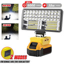 Portable 8-Inch LED Work Light for Dewalt Batteries