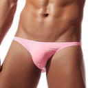 Men's Seductive Ice Silk Briefs Transparent Jockstrap Comfort