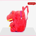 Toddler Boys Girls Kawaii Backpack Plush Dinosaur Schoolbag