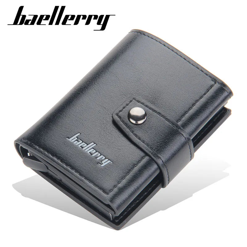 2023 Men's RFID Slim Leather Card Wallet: High Quality Men's Mini Wallet  ourlum.com   