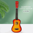 21 Inch Basswood Ukulele 6 Strings Mini Acoustic Guitar