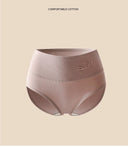 4Pcs Cotton Women's Panties High Waist Body Shaper Underwear Breathable Underpants Plus Size M-5XL Panty  Soft Female Briefs