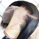 Glueless 13X4 Bone Straight Bob Wig HD Lace Front Human Hair