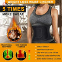 Women's Sauna Sweat Waist Trainer Belt for Slimming Control