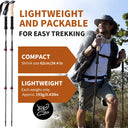 Naturehike Trekking Poles 2pcs Carbon Fiber Collapsible Sticks